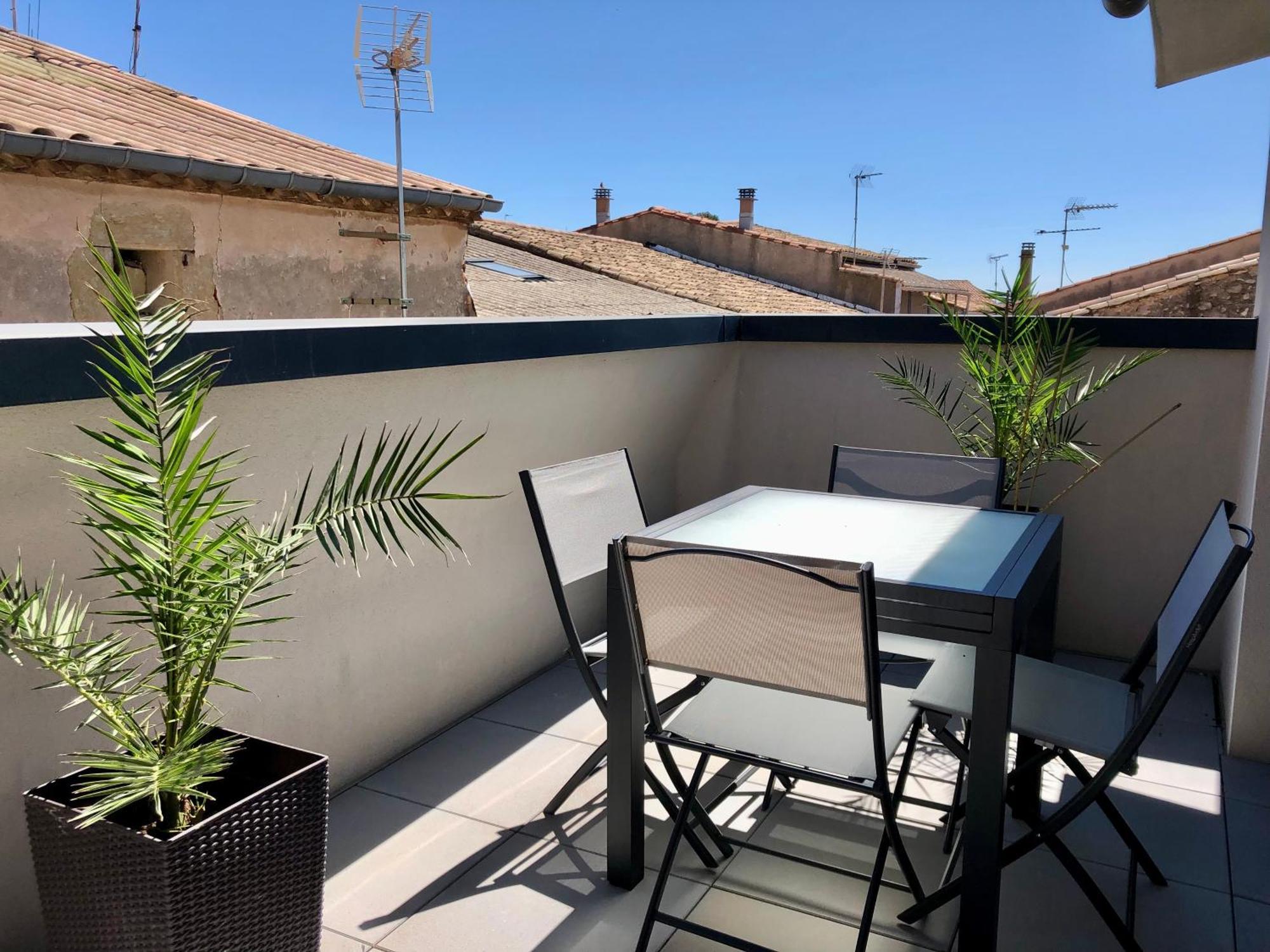 Ferienwohnung Duplex Jaden - 3 Pieces Climatise 80M2 Villeveyrac Exterior foto